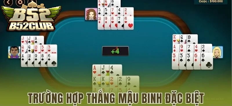 Các tình huống thắng ngay thường gặp trong Mậu Binh B52CLUB