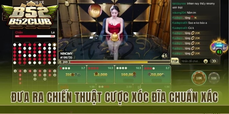 Áp dụng chiến thuật cược hợp lý Xóc Đĩa B52CLUB