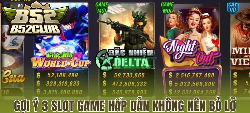 3 tựa game slot nổi bật bạn nên trải nghiệm